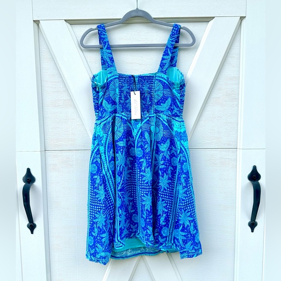 Rachel Zoe Blue Palm Dress - Picture 3 of 3